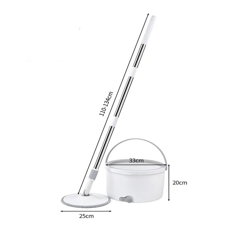 Clean Water & Sewage Separation Mop With Bucket Microfiber Lazy No Hand-Washing Floor