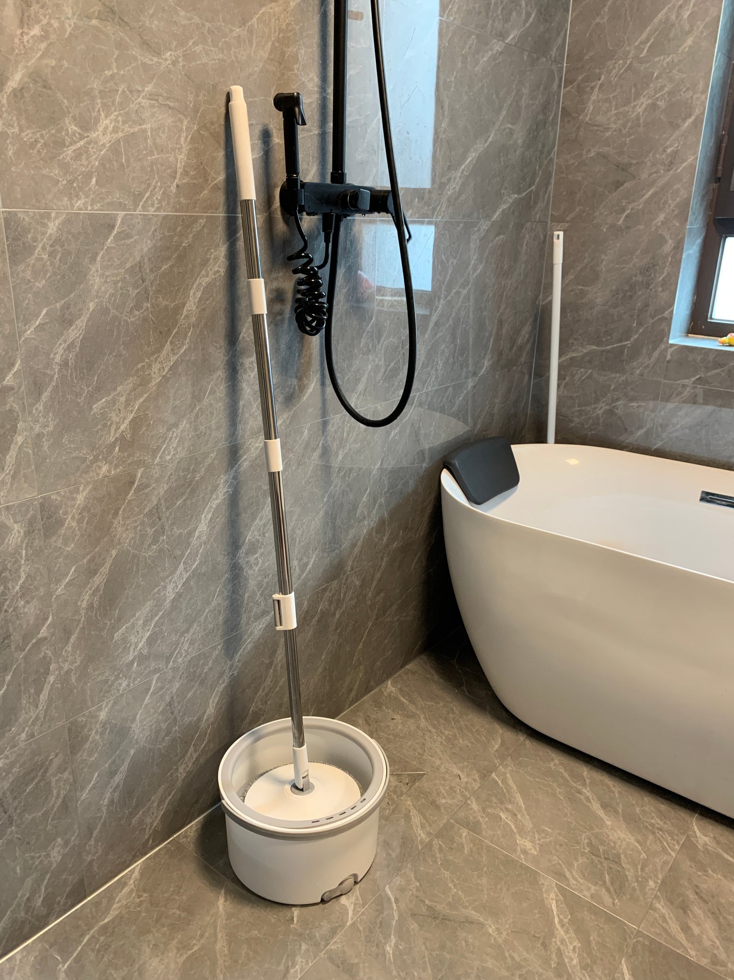 Clean Water & Sewage Separation Mop With Bucket Microfiber Lazy No Hand-Washing Floor