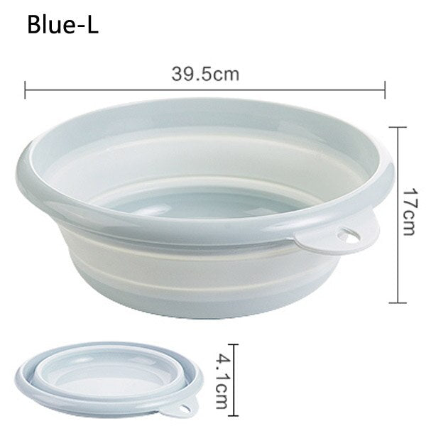 Eco Friendly Portable Folding Bucket Foldable Basin Tourism Travel Outdoor Fishing Camping