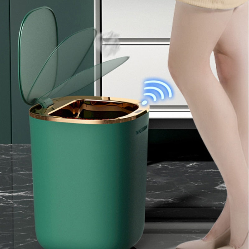 Smart Sensor Garbage Bin Kitchen Bathroom Toilet Trash Can Best Automatic Induction