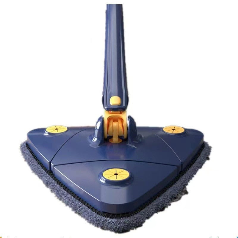 2022 Self-wringing Triangle Extended Mop X Type Microfiber Floor Squeeze Free Hand