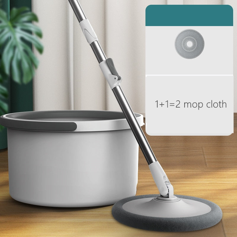 Clean Water &amp; Sewage Separation Mop With Bucket Microfiber Lazy No Hand-Washing Floor