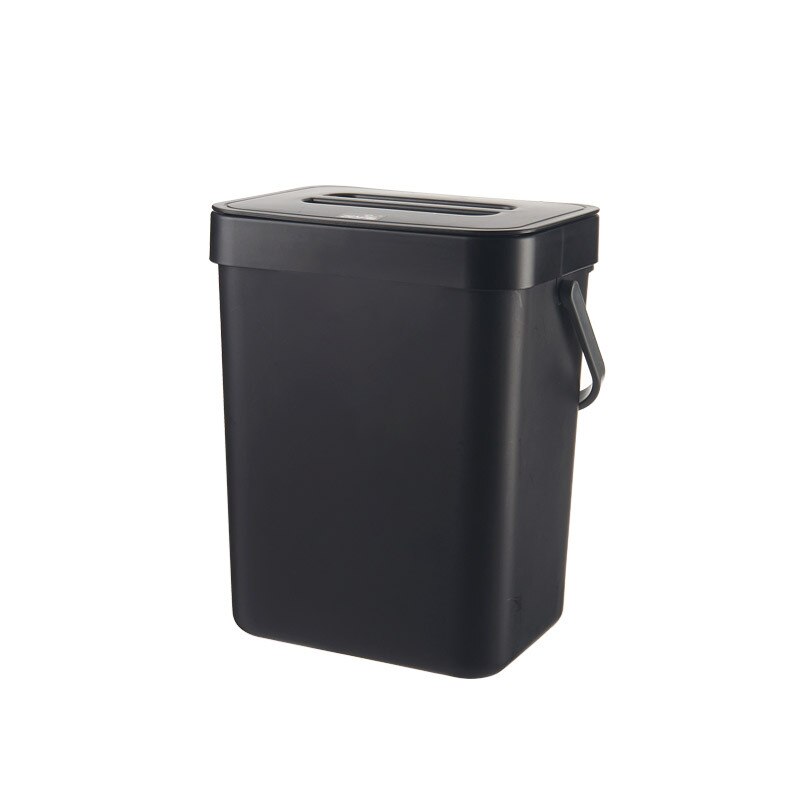 Trash Can Kitchen Garbage Holder Bathroom Hanging Wall Mounted Storage Bucket Rectangular